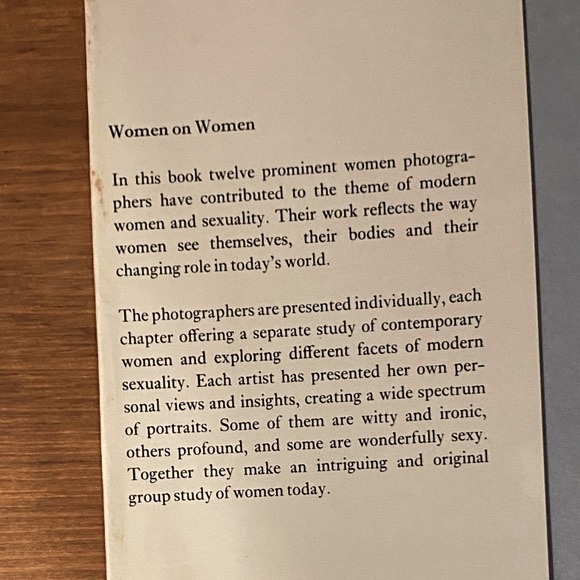 'WOMEN ON WOMEN' by Aurum Press (1979, Hardcover) 1st Ed. Good Condition RARE - Picture 10 of 17